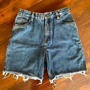 Vintage Route 66 Jean Shorts/Cut-offs
